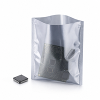 Sacs plats antistatiques en argent en gros pour composants électroniques PCB IC et composants de quincaillerie – Emballage de protection S42B