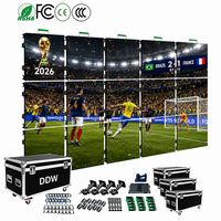 Écran LED portable d'extérieur DDW 4K P3.9 500x500mm pour événements sportifs, diffusion en direct de football, kit de panneaux de scène pour streaming