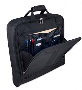 Free Sample Suit Carry on <b>Garment</b> <b>Bag</b> for Travel & Business Trips With Shoulder Strap (Black) - Product Image 1