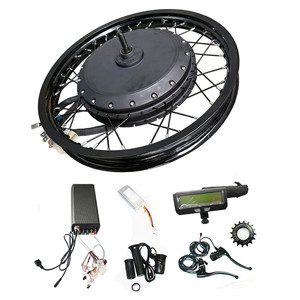 Kit de Conversión de Bicicleta con Motor Integrado en el Eje y Acelerador, Batería de Litio de 72V, Potente y Popular - Product Image 1