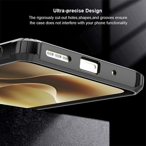 เคสโทรศัพท์มือถือ itel <span class=keywords><strong>A95</strong></span> แบบกันกระแทก ผลิตจากวัสดุ TPU และอะคริลิกแบบไฮบริด ป้องกันการกระแทกที่มุมทั้งสี่ - Product Image 3