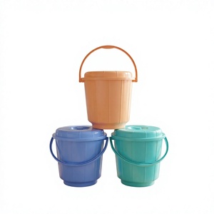 Contenedores de Almacenamiento de Plástico Moldeado por Inyección, Estilo Europeo, Capacidad de 17L, Diseño Apilable de un Solo Nivel con Tapa, para Organización de Cocina - Product Image 1