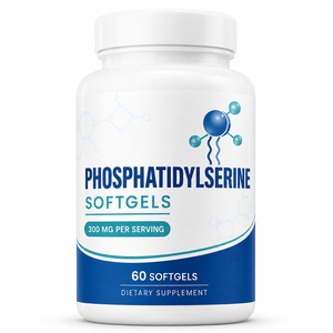 Hot Selling Natural Adult Organic High-<b>Protein</b> Gluten-Free Phosphatidylserine Softgel Capsules Vitamins B6 B12 for Memory - Product Image 1