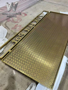 Panel Divisor <span class=keywords><strong>de</strong></span> Espacios Personalizable <span class=keywords><strong>de</strong></span> Acero Inoxidable 304 201 <span class=keywords><strong>de</strong></span> Alta Calidad, Diseño <span class=keywords><strong>de</strong></span> Panel Cortado con Láser para Bar, Diner, Bistro, Grill - Product Image 4