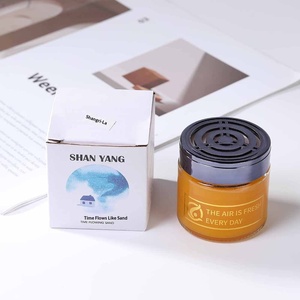 Fragancia para Interiores de Auto en Botella de Vidrio, Aroma Fresco y Ligero de Larga Duración, Bálsamo Sólido con Aroma de Arena Fluida, Desodorante, Aromaterapia - Product Image 3