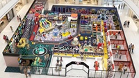 Fournisseur OEM : Ensembles de toboggans et piscines à balles souples pour enfants, pour sous-sols, centres commerciaux, parcs d'aventure et aires de jeux pour enfants