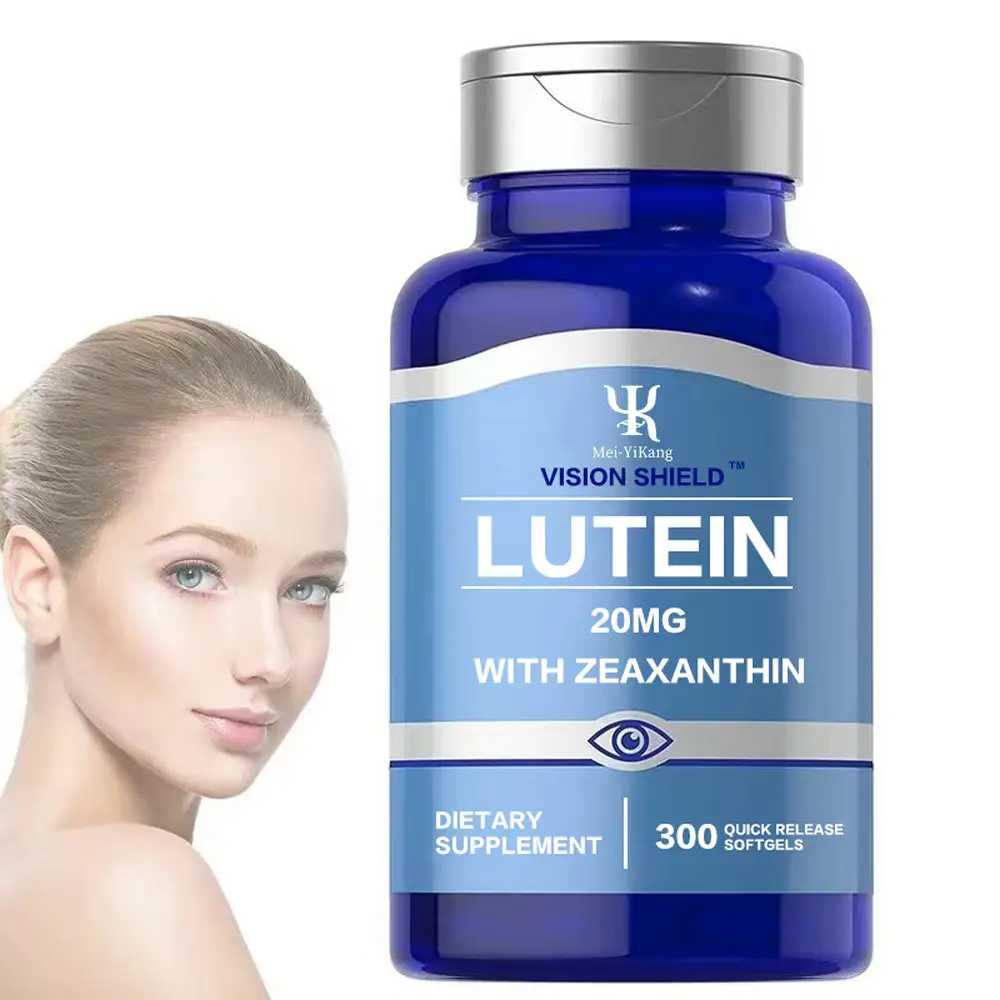 Custom private label Lutein supplement for eyes with zeaxanthin Supports Healthy Vision soft gel capsules