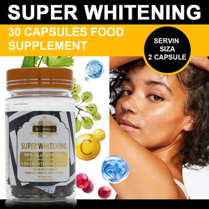 5D Gluta強力ホワイトニングコラーゲンビタミンCサプリメントGlutatタブレット漂白ピル除去黒斑点スキンケアカプセル - Product Image 3