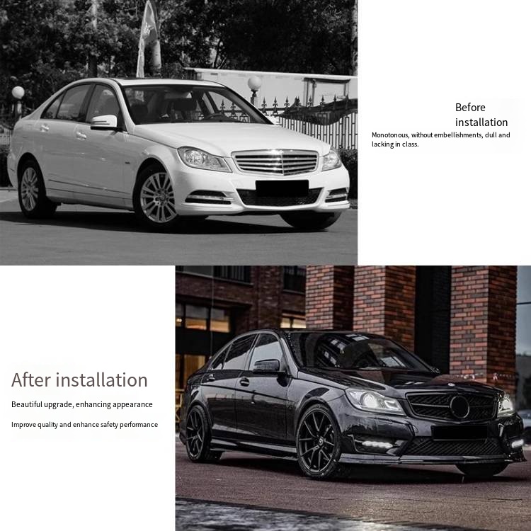 upgrade front bumper w204