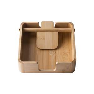 Bamboo <b>Napkin</b> Holder for Table <b>Napkin</b> <b>Dispenser</b> Wooden Tissue <b>Napkin</b> Holders for Kitchen Bar Restaurant - Product Image 2