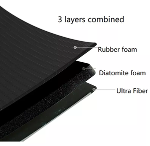 Nouveau matériau tapis de bain en caoutchouc support antidérapant tapete de cozinha diatomée 2 pièces ensemble tapis de salle de bain - Product Image 5