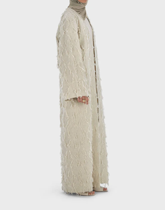 Aschulman 2025 mô hình mới bán chạy nhất tùy chỉnh linen và cotton Viscose hồi giáo của phụ nữ khiêm tốn abaya mùa thu thiết kế - Product Image 1