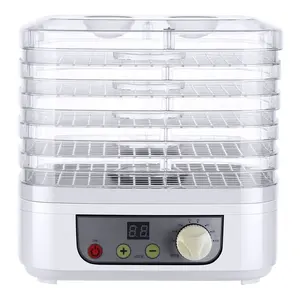 5 tray height adjustable ABS food dehydrator removable tray fruit vegetable drying machine plastic dryer