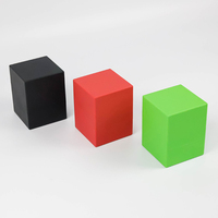 Boîte de rangement pour cartes de jeu ABS, finition mate, 3 couleurs, plastique opaque, protège-cartes, organiseur