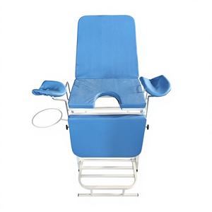 Металлическая родильная кровать с ручным управлением напрямую от производителя, для осмотров в акушерско-гинекологических клиниках и больницах - Product Image 1