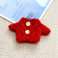 Nouveaux produits 2026 : Pulls à boutons variés pour poupées Moru, vêtements pour poupées Kt à moins d'un dollar, tailles 10cm et 14cm, référence 02