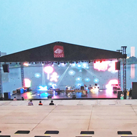Pantalla LED de Malla P55 Plegable y Flexible, Cortina de Luces para Exteriores, Tiendas, Ascensores, Navidad, Pixel Light, Cabina de DJ, Escenario