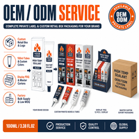 Silicone RTV Sealant Tahan Suhu Tinggi 100ml Tube Otomotif Aman untuk Sensor Oksigen Tidak Korosif Tahan Minyak Sepeda Motor