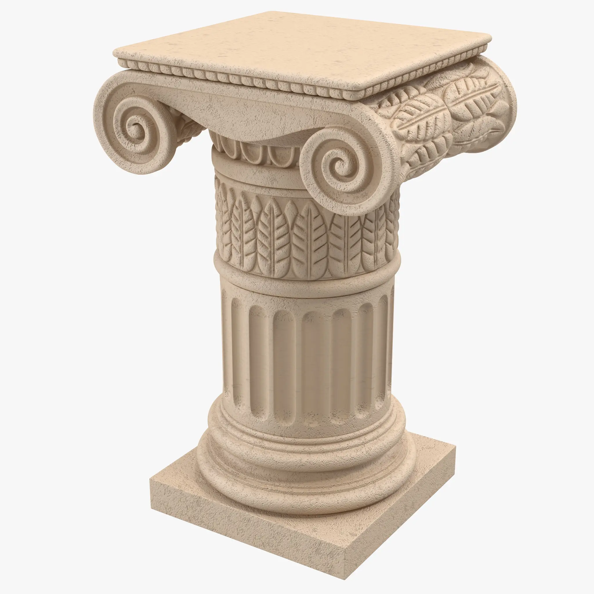 Nuevo diseño tallado pedestal de mármol