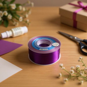 Nastro in Raso Iln 3,8m 25Y Viola D-18 - Product Image 2