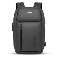 Mochila Personalizada Unisex para Portátil con Puerto de Carga USB, Correa Acolchada de Cuero Sintético de Microfibra para el Transporte Diario