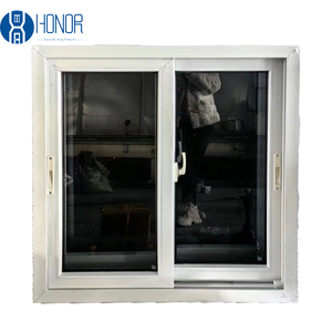 Cửa sổ trượt kính đôi uPVC với thiết kế nướng bao gồm lưới chống muỗi để tăng cường an ninh và thoải mái cho gia đình - Product Image 5