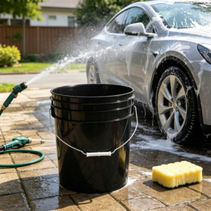 PP food-grade material 20KG storage <b>bucket</b> Outdoor household cleaning <b>bucket</b> 20L car washing <b>bucket</b> - Product Image 3