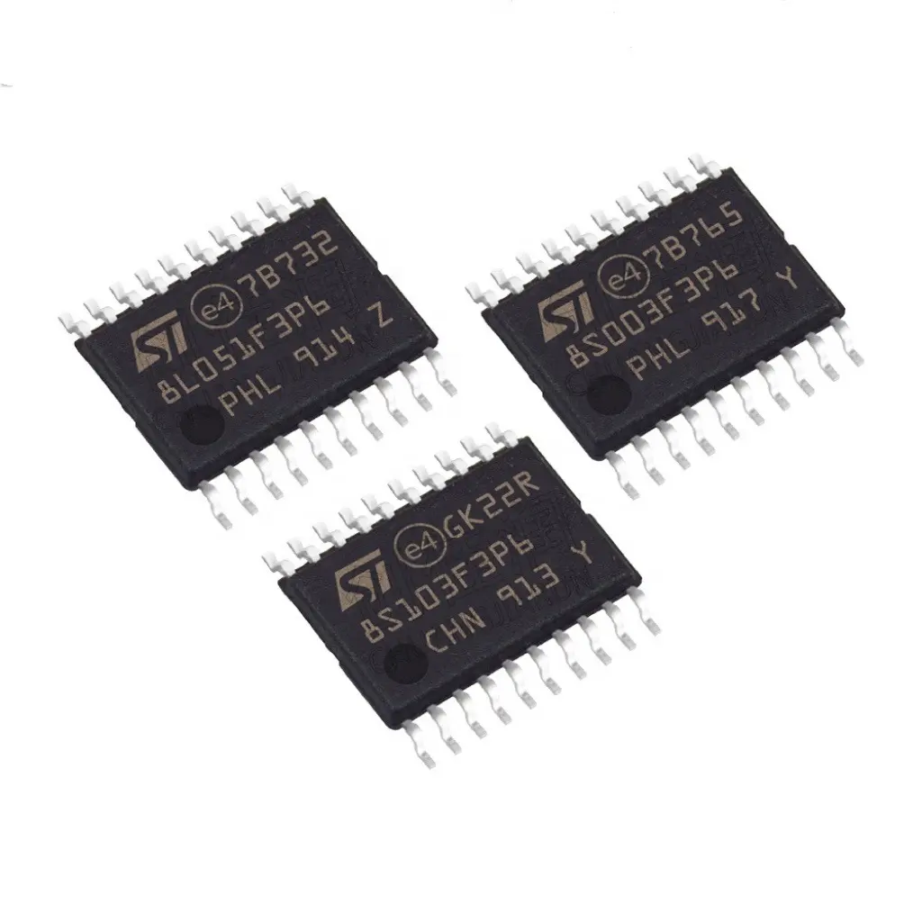 Original STM8S003F3P6/STM8S003F3P6TR/STM8S003F3U6TR/STM8S003K3T6C 8-bit microcontroller 16MHz/8KB Flash electronic components