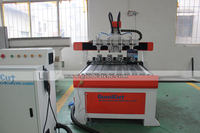 Routeur CNC à axe rotatif multi-tête pour la fabrication de pieds de Table en bois, mm