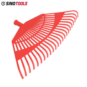 Râteau à feuilles en plastique léger à 23 dents sans poignée - Product Image 1