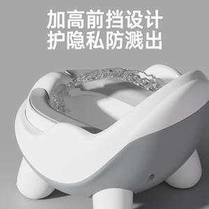 Asiento de entrenamiento para ir al baño Topbele, tamaño grande, para niños y niñas, bebés, material PP, diseño sólido - Product Image 4