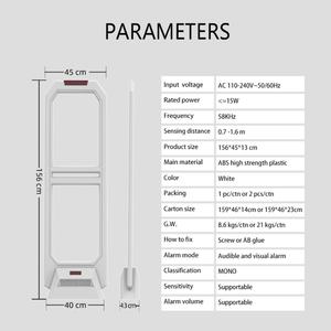 Sistema de Etiquetado de Seguridad Versátil con Largo Alcance de Detección, 58KMz AM EAS, para Tiendas de Ropa y Seguridad en Comercios Minoristas - Product Image 4