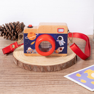 Appareil photo éducatif Kaleido Scope unisexe Cadeau pour enfants Matériel en bois pour garçons et filles - Product Image 4