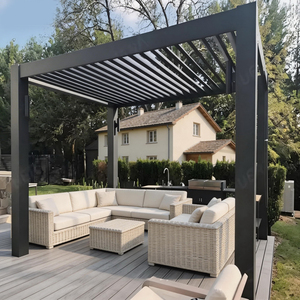 Abri <span class=keywords><strong>de</strong></span> piscine en aluminium avec tissu amovible, résistant aux UV, imperméable, coupe-vent et durable pour chaises longues et zones <span class=keywords><strong>de</strong></span> <span class=keywords><strong>bain</strong></span> <span class=keywords><strong>de</strong></span> <span class=keywords><strong>soleil</strong></span> au bord <span class=keywords><strong>de</strong></span> la piscine - Product Image 1