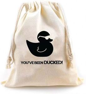 Eco-Friendly Cotton Canvas Drawstring Bag for Dental Product Packaging with Custom Logo and Digital Printing - Product Image 1