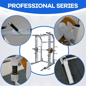 <span class=keywords><strong>Machine</strong></span> à Squat Professionnelle pour Entraînement de Force – Équipement de Gymnastique en Métal pour Presses à Jambes et Squats Profonds - Product Image 6