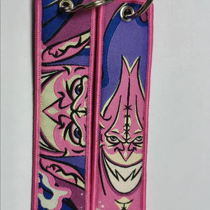 พวงกุญแจพิมพ์ลายแอนิเมชันดิจิทัลแบบปรับแต่งได้พร้อมเครื่องหมายทอรูปการ์ตูนตะขอและเทปห่วง - Product Image 1