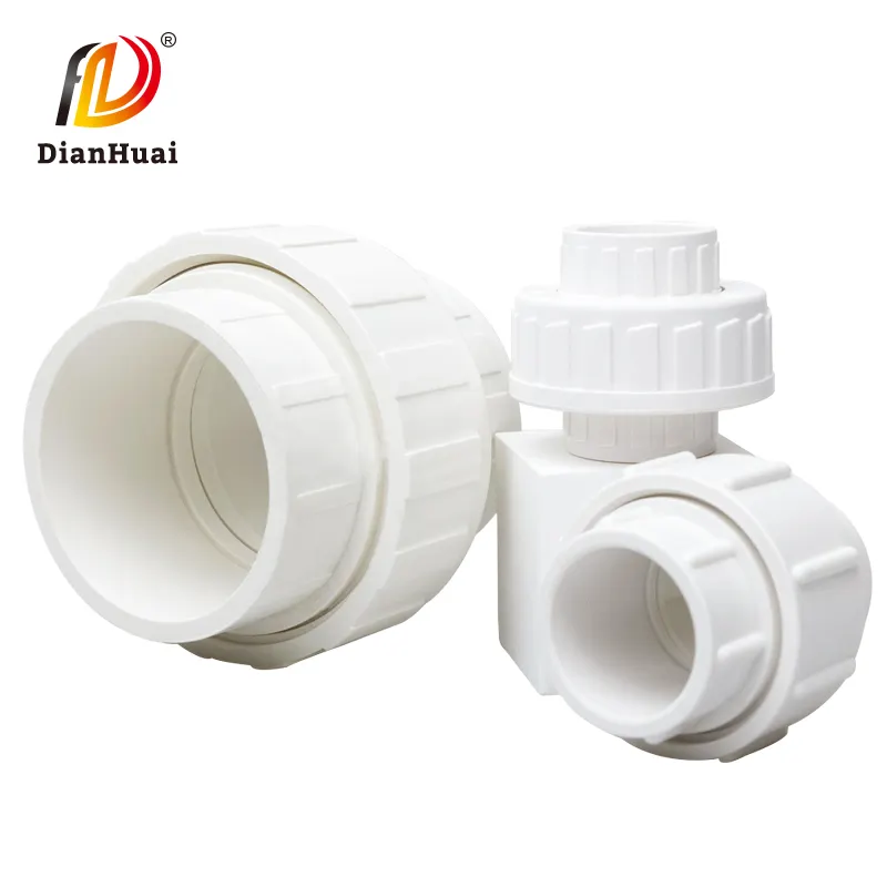 1Inch Pvc Pijp Fitting Pijp Socket Union Voor Watertoevoersysteem Pvc Afvoerpijp Fitting