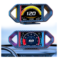 2025 el más nuevo medidor inteligente P26 Auto Meter Car HUD con OBD2 GPS pendiente velocímetro puntuación de conducción Head up muestra accesorios de coche