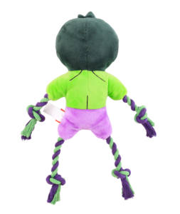 Squeaky Dog Rope Toy-Material de algodón estilo Hulk Diseño de dibujos animados novedoso - Product Image 2