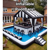 Barre gonflable de piscine de Lilytoys barre gonflable de piscine d'explosion de maison de pub pour la partie