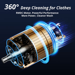 Nouvelle version 5L Mini laveuse portable de grande capacité-Batterie 2000mAh longue durée haute puissance idéale pour les sous-vêtements et les chaussettes XYJ02 - Product Image 4