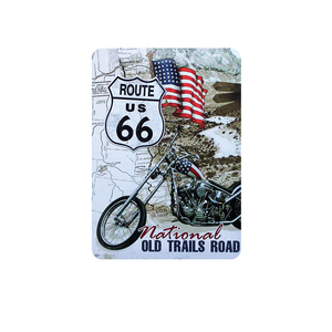 <span class=keywords><strong>Plaque</strong></span> Métallique <span class=keywords><strong>Vintage</strong></span> Route 66 Personnalisée <span class=keywords><strong>Grande</strong></span> Taille 12''*15'' Décoration Murale pour Bar, Café, Pub, Magasin, Restaurant - Product Image 2