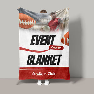 맞춤형 대학 스포츠 담요 대량 할인 팬 선물 도매 <span class=keywords><strong>NFL</strong></span> 스포츠 팀 담요 학교 선수 이벤트용 - Product Image 2