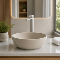 Robinet de lavabo haut en acier inoxydable 304, finition brossée, résistant à la rouille et à la corrosion, sans plomb, mitigeur de salle de bain personnalisé