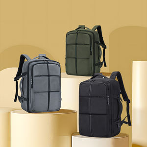 Sac à dos extensible avec logo personnalisé, grande capacité 39L, compartiment à chaussures dédié, sac à dos pour ordinateur portable 17 pouces en nylon - Product Image 2