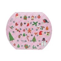 Kerst Custom Advent Kalender Lege Leuke Roze Speelgoed Verpakking Kerst Advent Kalender Voor Kinderen