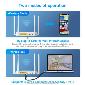 Router Inalámbrico ChiWay en Oferta, Router LTE <span class=keywords><strong>con</strong></span> Ranura para Tarjeta SIM, Router <span class=keywords><strong>Wifi</strong></span> Estándar de 300 Mbps, Router 4G <span class=keywords><strong>con</strong></span> Tarjeta SIM, CPE 4 LAN Italia - Product Image 2