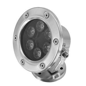 Nhà máy tùy chỉnh IP68 <span class=keywords><strong>RGB</strong></span> không dây DMX512 <span class=keywords><strong>LED</strong></span> dưới nước ánh sáng tại chỗ DC12V/24V 6W 9W 15W cơ thể thép không gỉ cho hồ bơi - Product Image 2