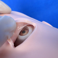 Maniquí Multifuncional de PVC para Entrenamiento de Intubación Endotraqueal, Manejo de Vías Respiratorias, Succión y Reanimación Sellick, Tamaño Real